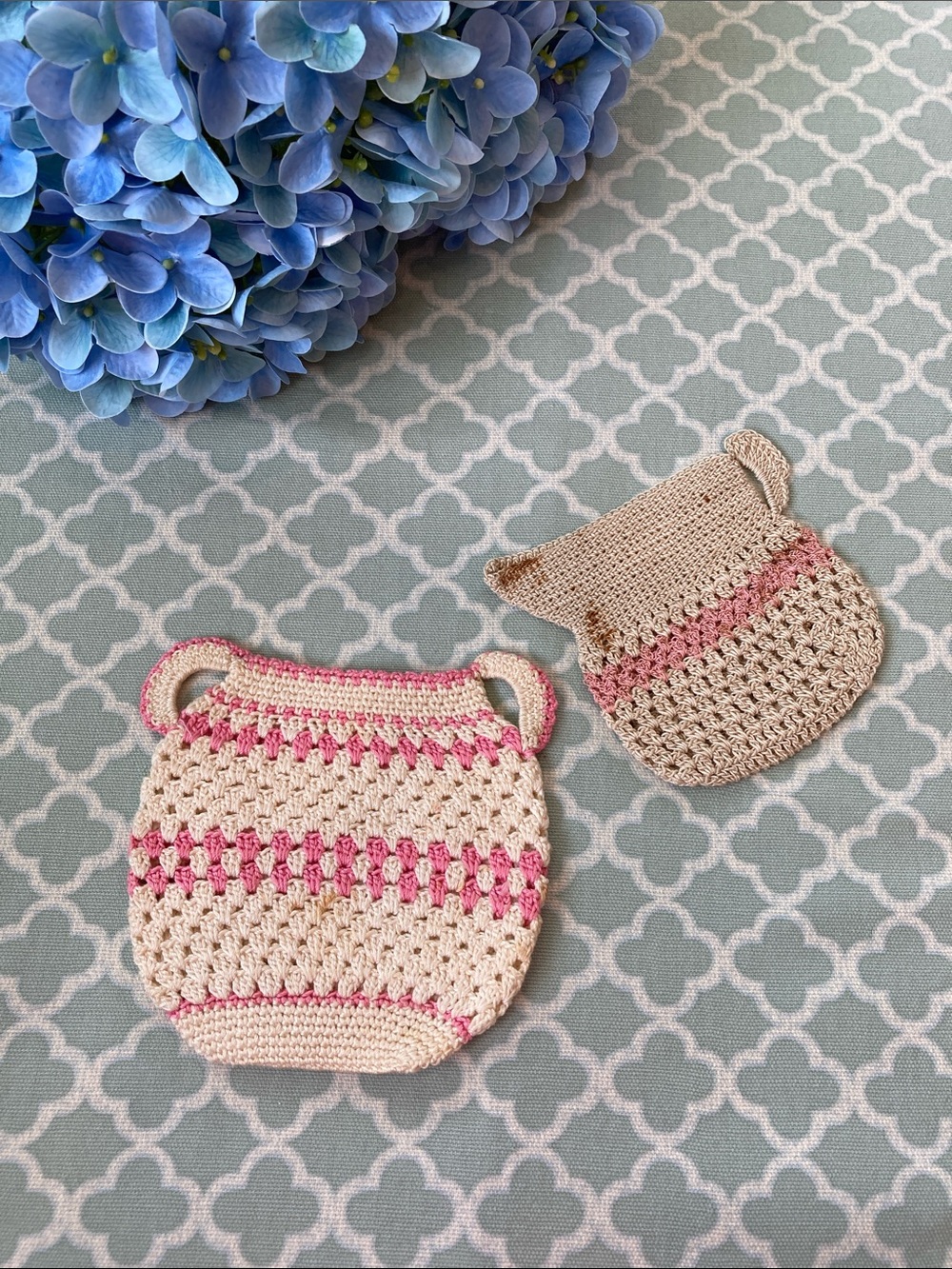 Vintage Kitchen Crocheted/Knit Decor